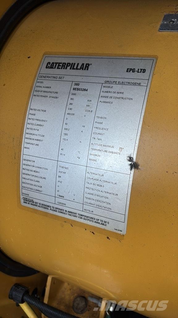 CAT 350 KVA Generatori diesel