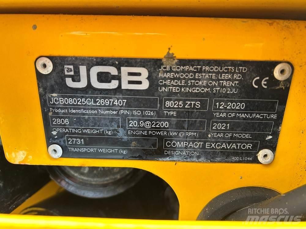JCB 8025 Miniescavatori