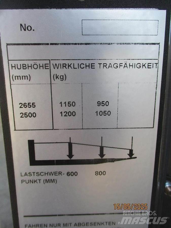 BT SWE 120 Transpallet uomo a terra