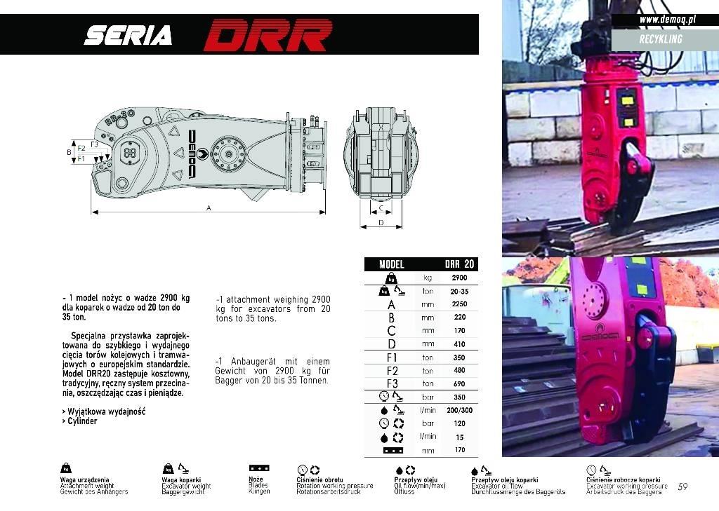  DEMOQ DRR20 Tagliatrici