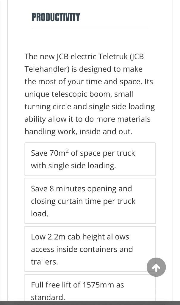 JCB 30-19 E Carrelli elevatori elettrici