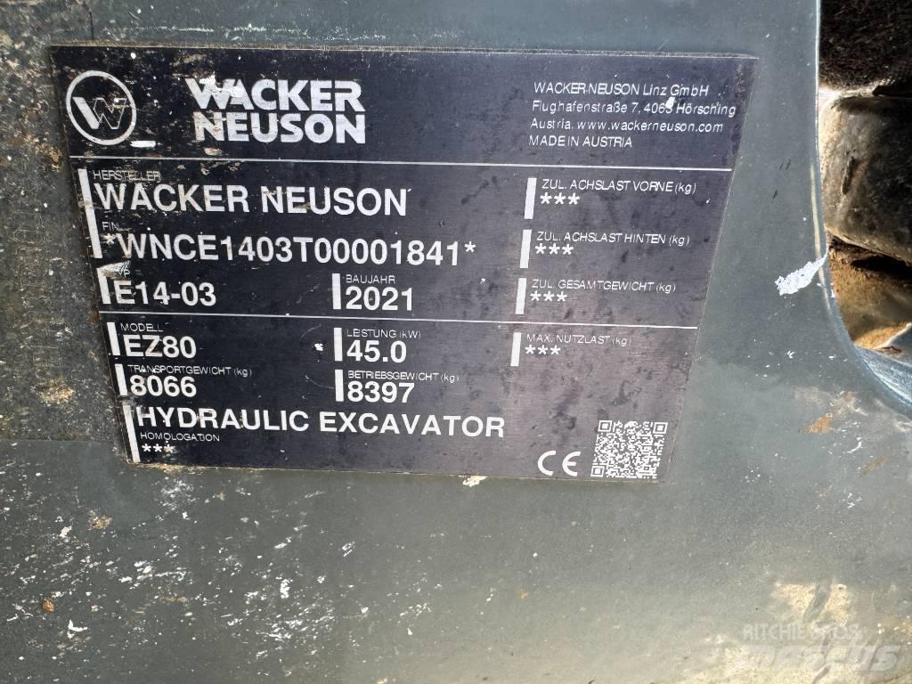 Wacker Neuson EZ80 Escavatori cingolati