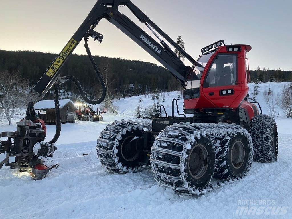 Komatsu 951 Abbattitrici, Disboscatrici