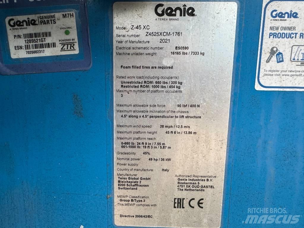Genie Z 45/25 XC Piattaforme a braccio articolato