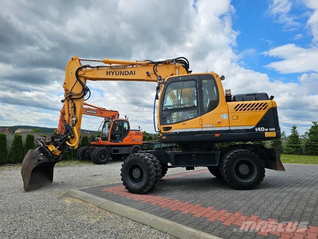 Hyundai 140 W 9 A Escavatori gommati