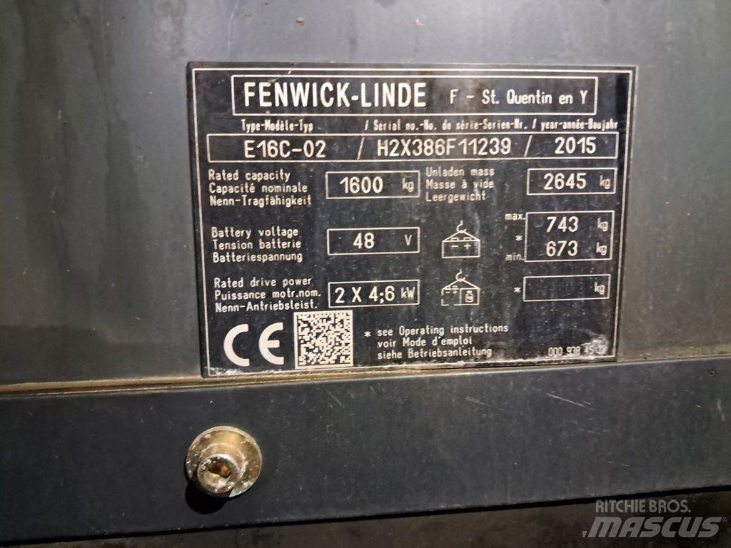Linde E16C-02 Carrelli elevatori elettrici