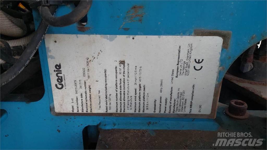 Genie S45TRAXG Piattaforme cingolate, Piattaforme a ragno e Montacarichi