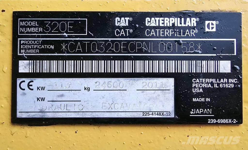 CAT 320 EL RR Escavatori cingolati