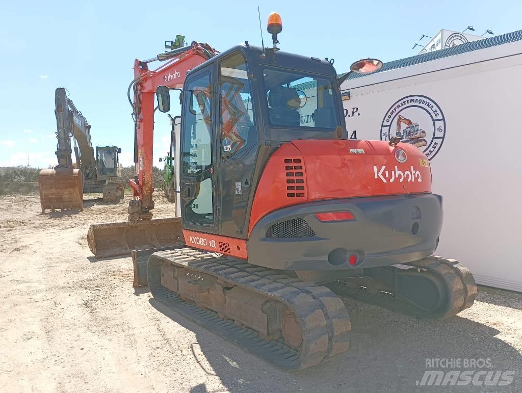 Kubota KX080-4a Escavatori forestali