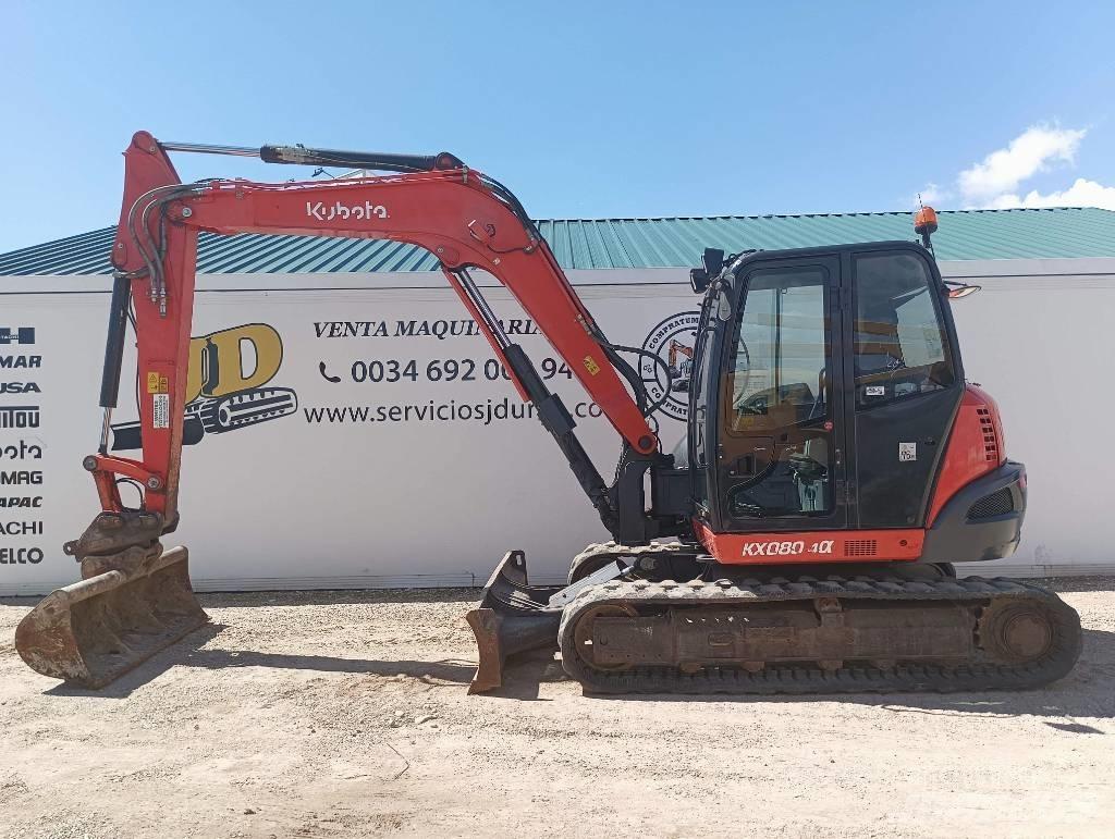 Kubota KX080-4a Escavatori forestali