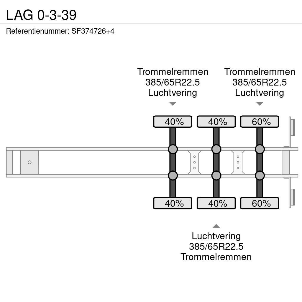 LAG 0-3-39 Semirimorchio a pianale