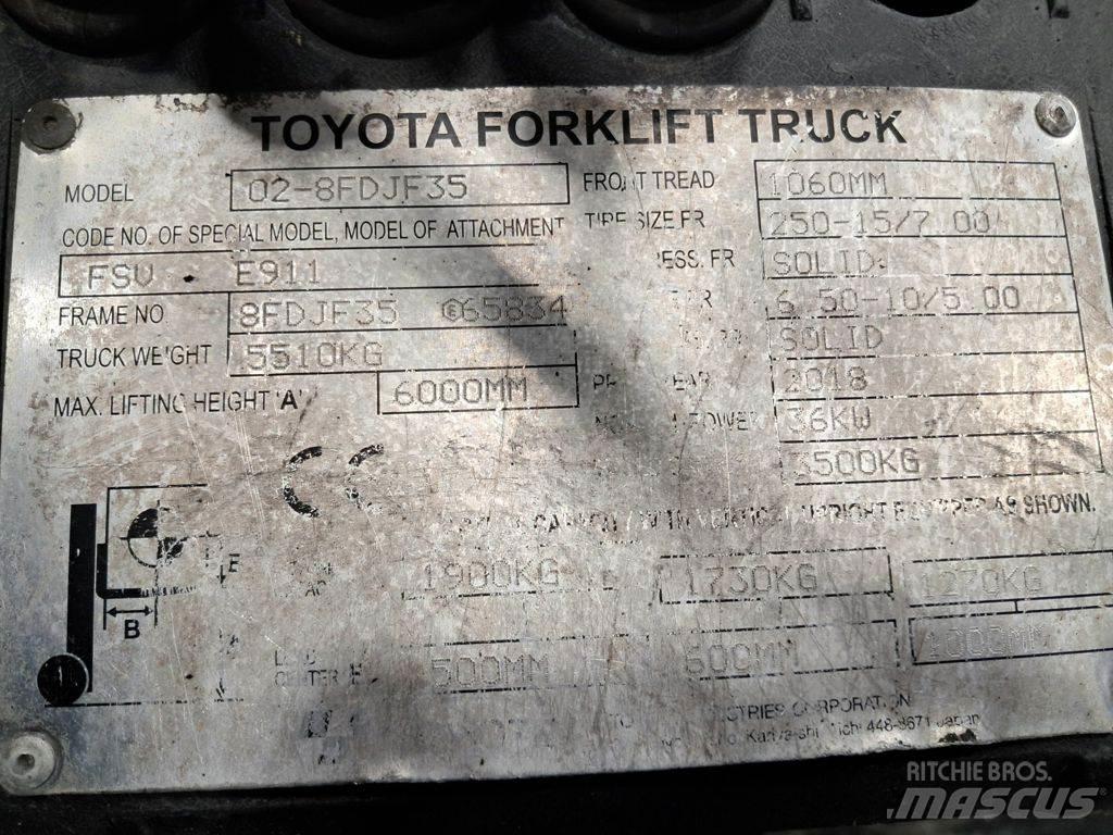 Toyota 02-8FDJF35 Carrelli elevatori diesel