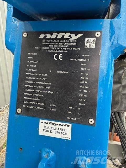 Niftylift HR12 D Piattaforme a braccio articolato