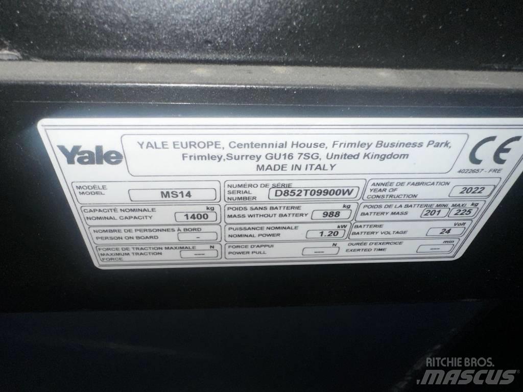 Yale MS 14 AC Transpallet uomo a terra