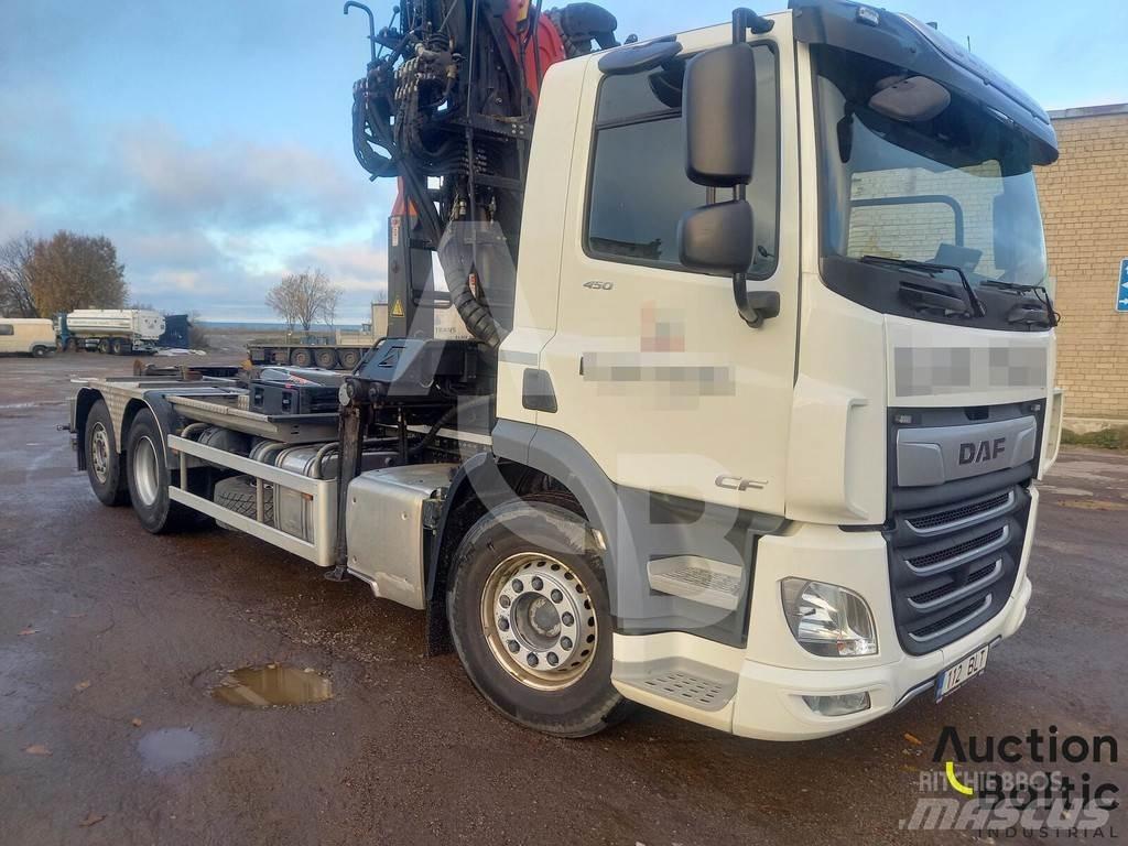 DAF CF 450 FAR Camion con gancio di sollevamento