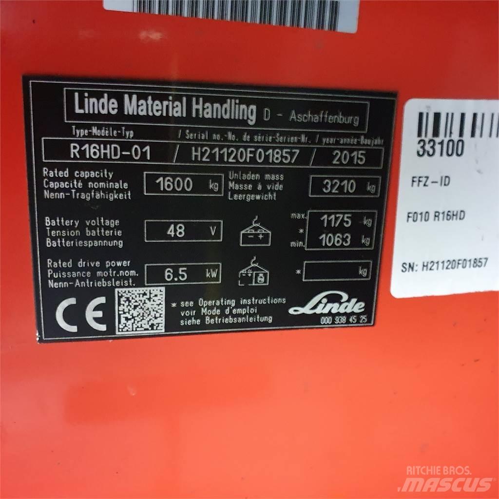 Linde R16HD Carrello retrattile