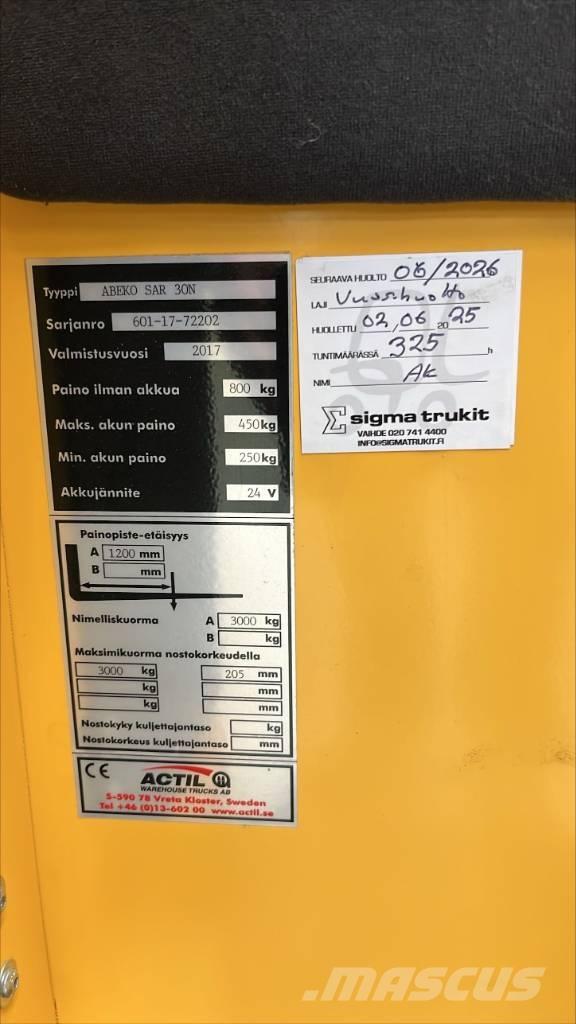 Abeko SAR 30 N Transpallet manuale