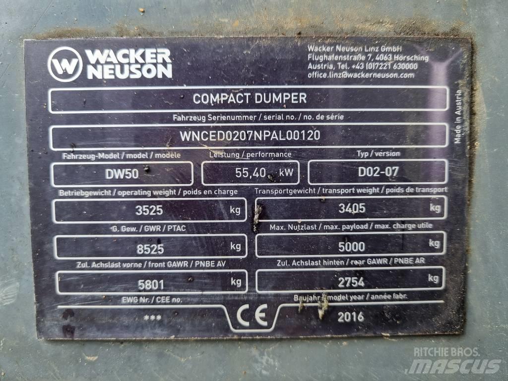 Wacker Neuson DW 50 Mini dumper