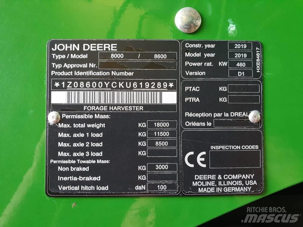 John Deere 8600I Falciatrinciatrici