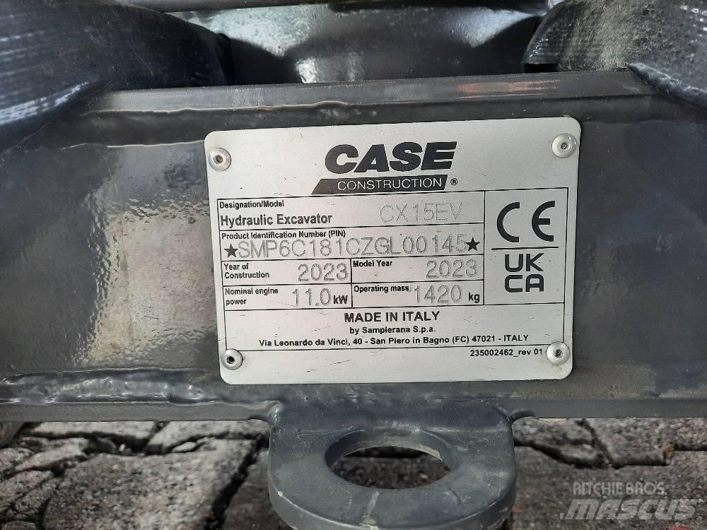 CASE CX 15 EV Miniescavatori