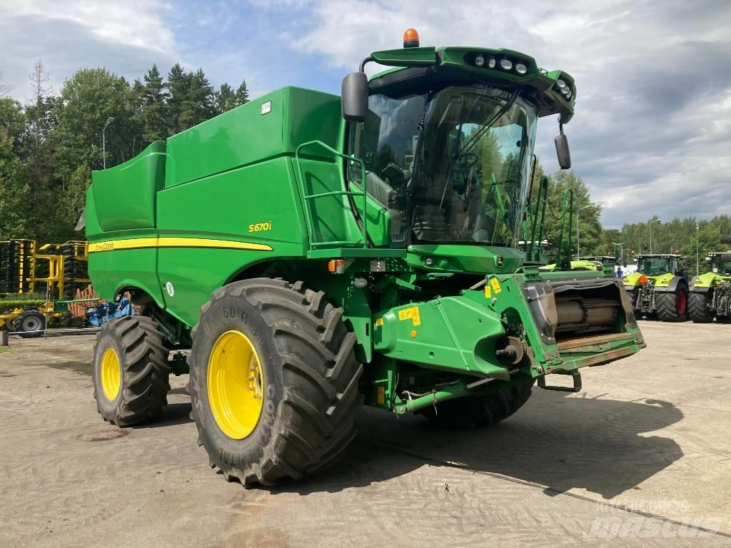 John Deere S 670 i Mietitrebbiatrici
