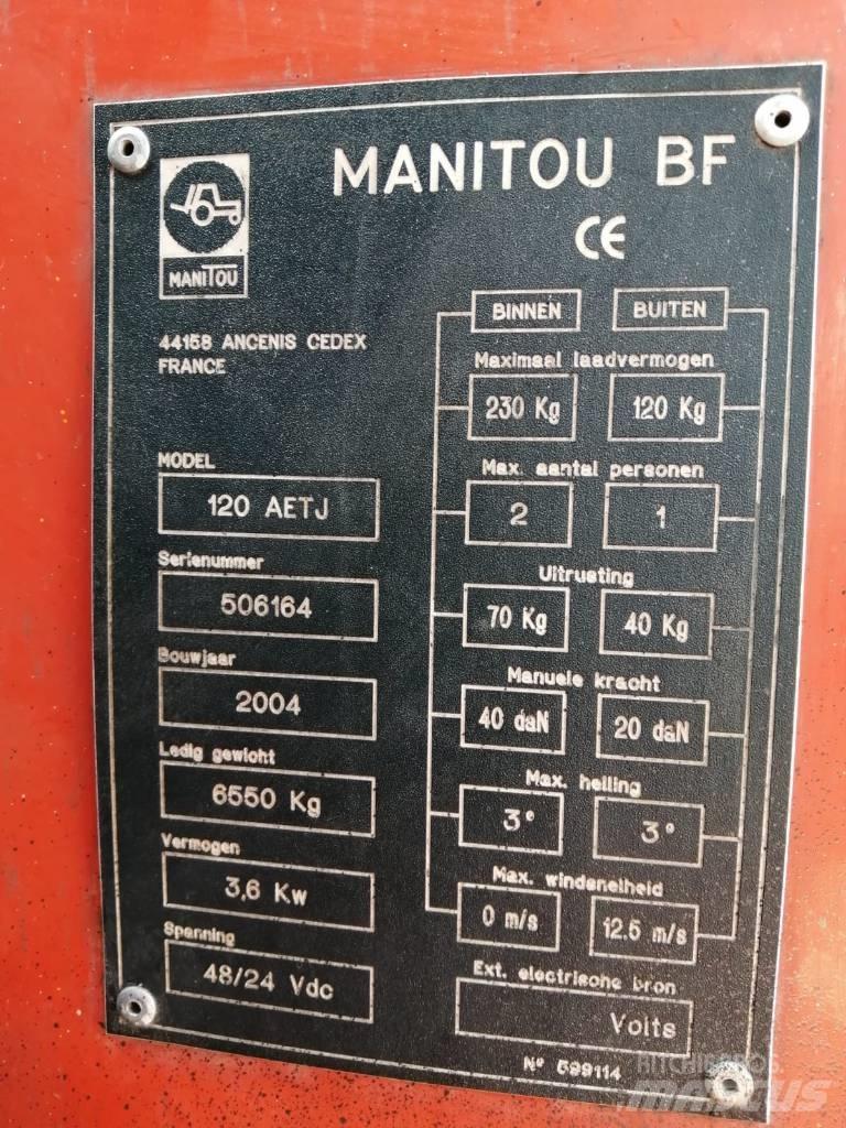 Manitou 120 AETJ3D Piattaforme a braccio articolato