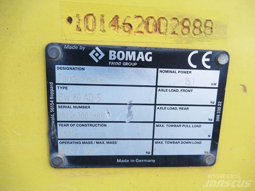 Bomag BW 80 AD-5 Rulli a doppio tamburo
