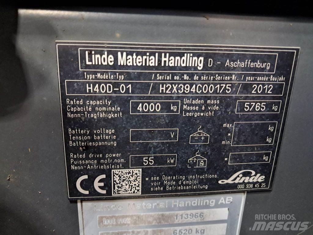 Linde H40D-01 Carrelli elevatori diesel