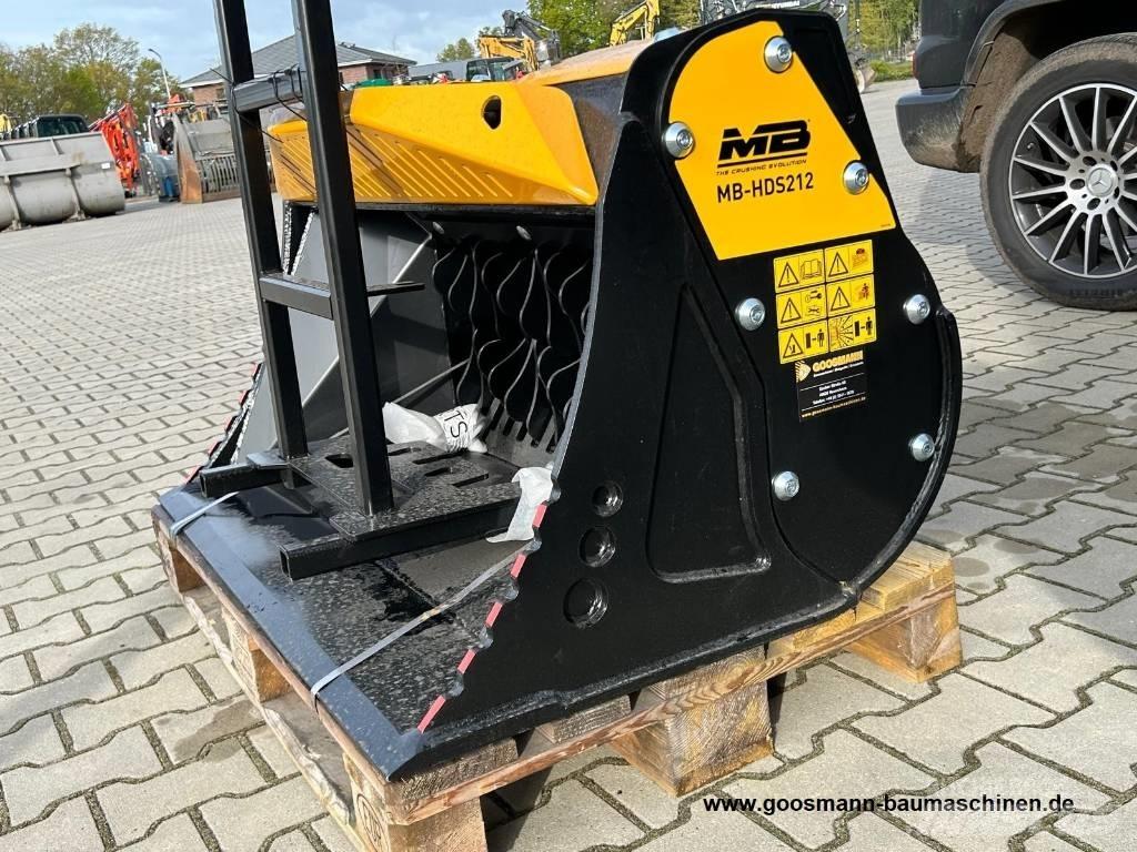MB Crusher HDS 212 Benne vaglianti