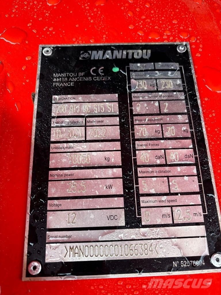 Manitou 200 ATJ RC Piattaforme a braccio articolato
