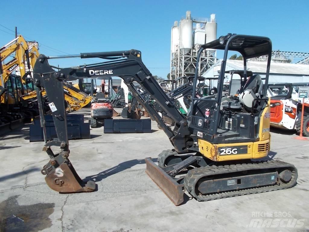John Deere 26G Miniescavatori