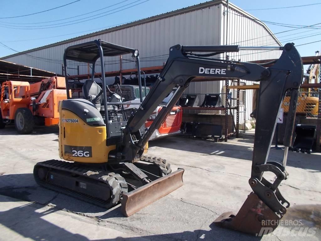 John Deere 26G Miniescavatori