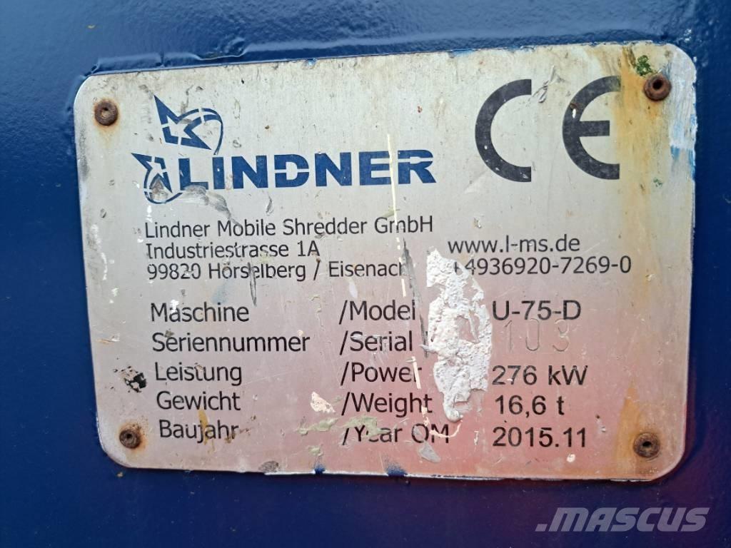 Lindner Urraco 75 D Trituratori di rifiuti