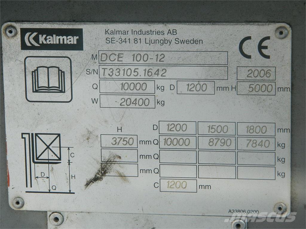 Kalmar DCE100 12 Carrelli elevatori diesel