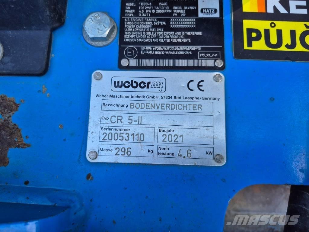 Weber CR5-II Compattatori da suolo
