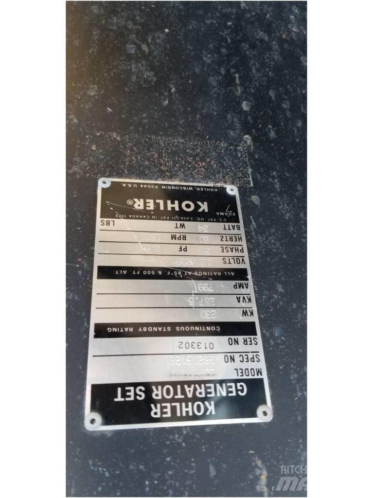 Kohler 230 KW Altri generatori