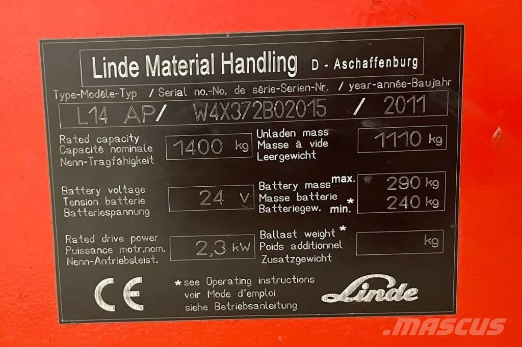 Linde L 14 Carelli stoccatori  automatici-usati
