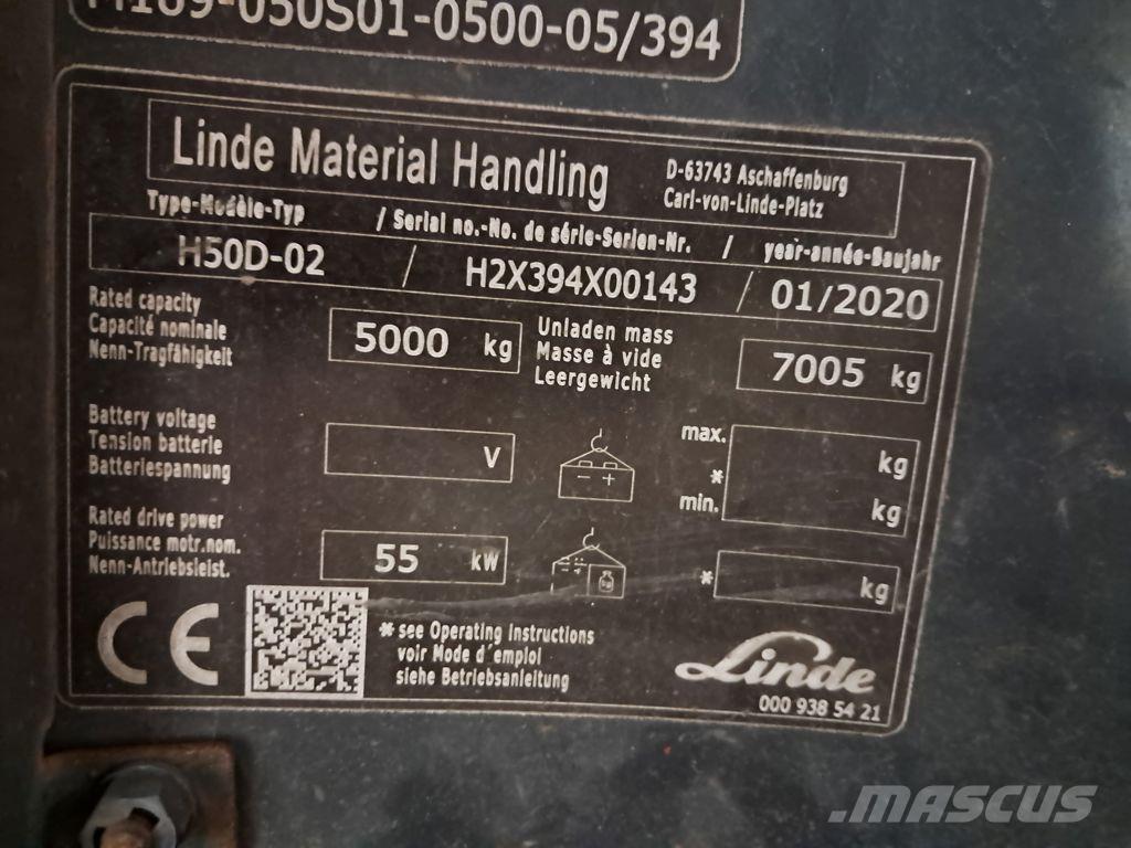 Linde H50D-02 Carrelli elevatori diesel