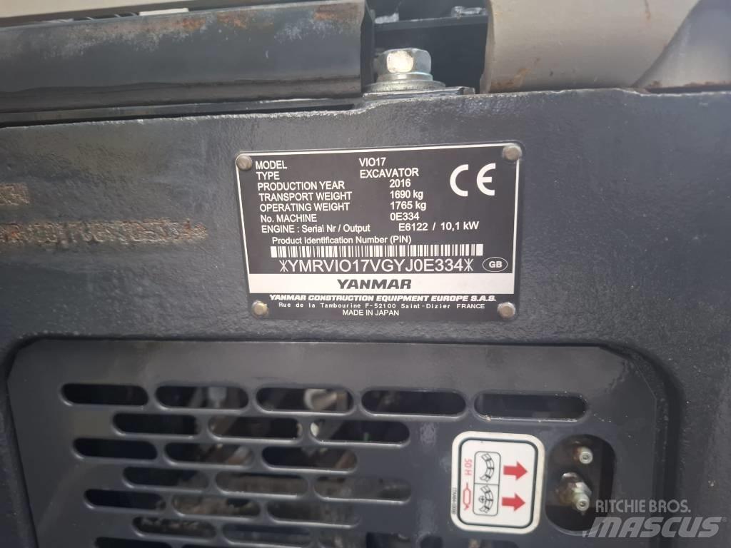 Yanmar Vio 17 Miniescavatori