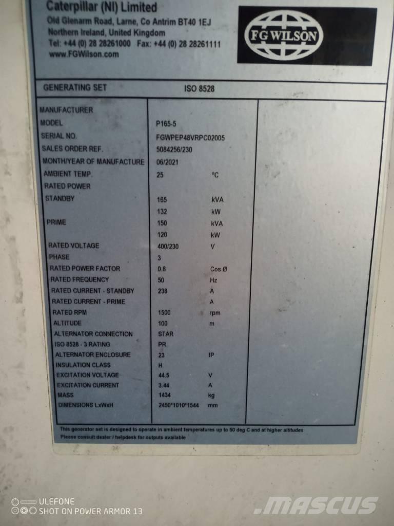 FG Wilson P 65-5 Generatori diesel
