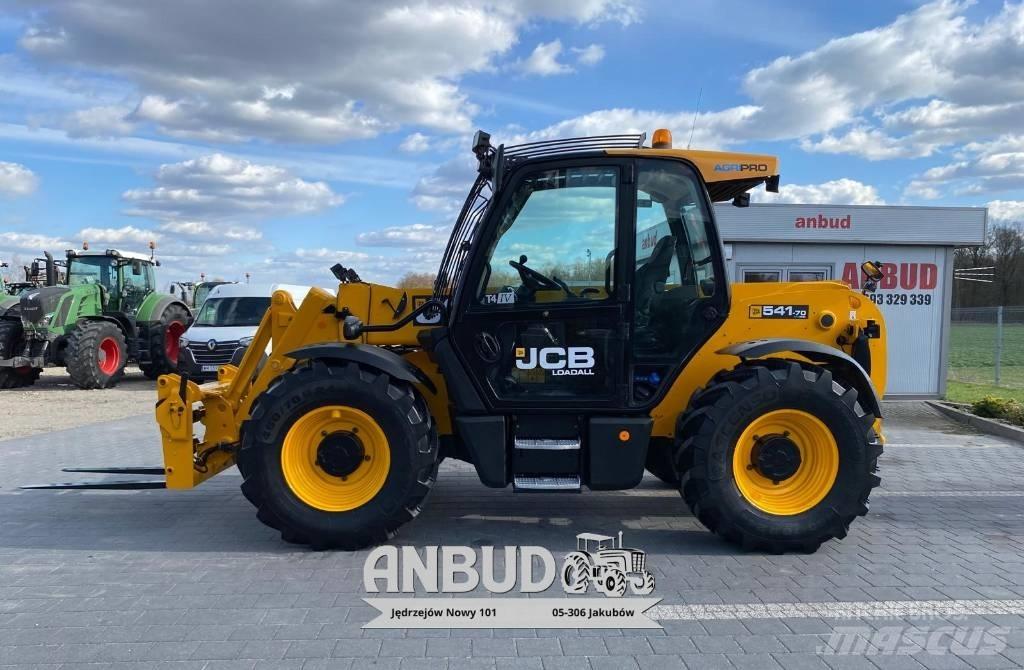 JCB 541-70 Agri Pro Pale gommate telescopiche