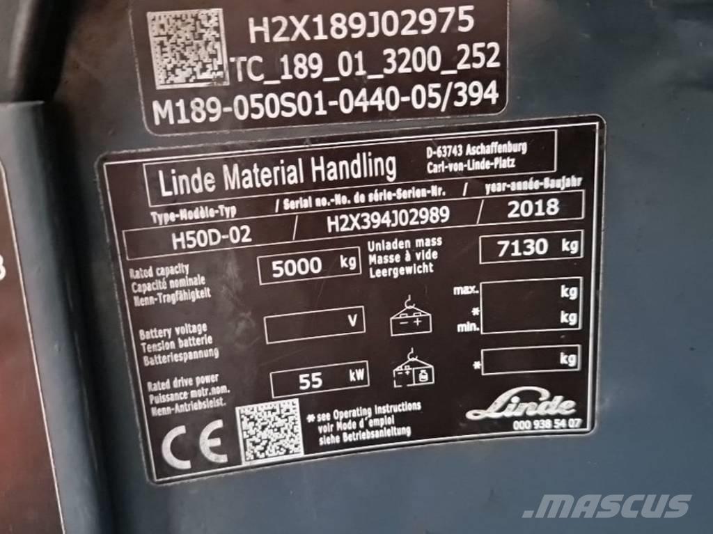 Linde H50D-02 Carrelli elevatori diesel