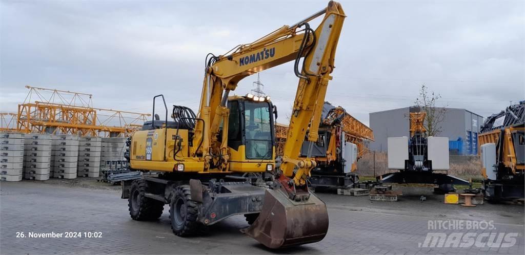 Komatsu PW160-7E0 Escavatori gommati