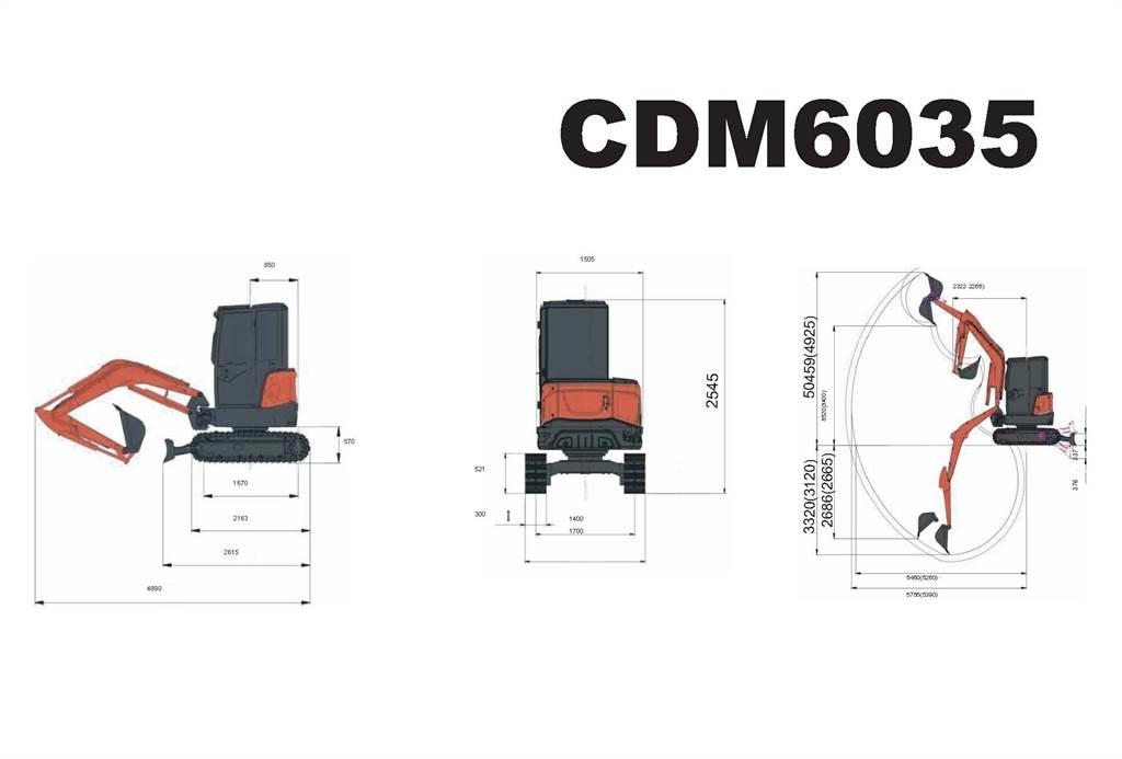 Lonking CDM6035 Miniescavatori