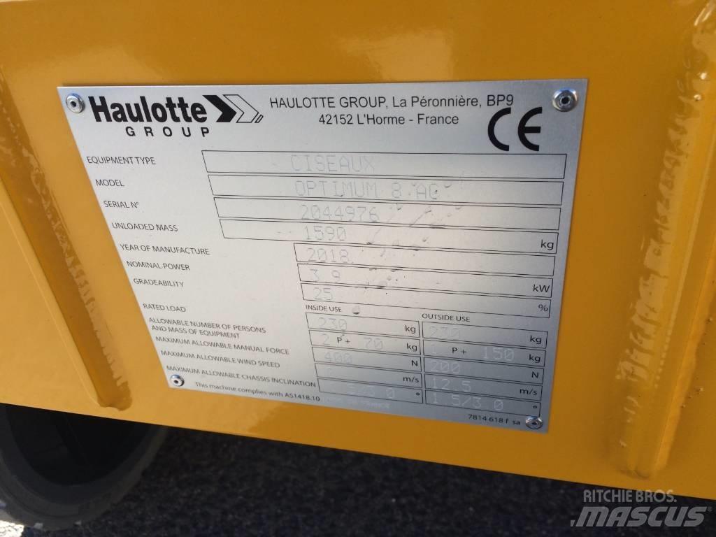 Haulotte Optimum  8 Piattaforme a pantografo