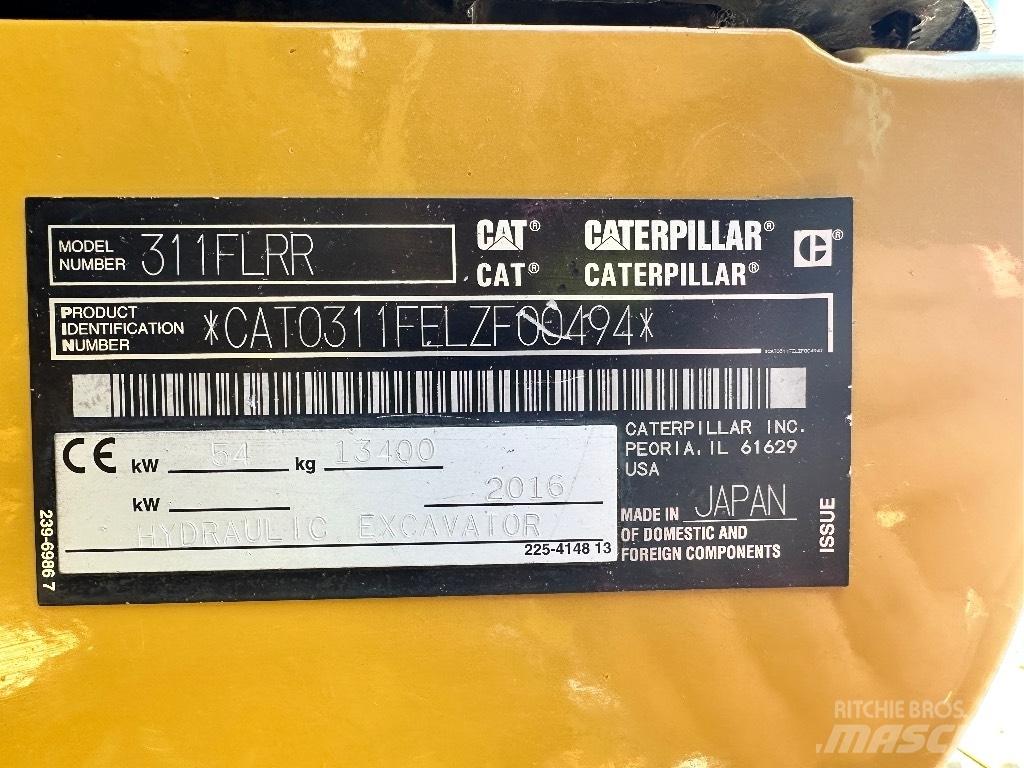 CAT 311 F LRR Escavatori cingolati