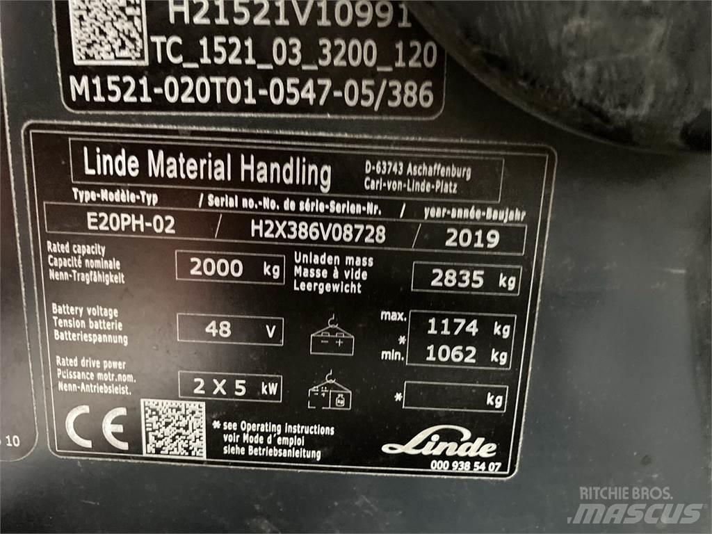 Linde E20PH Carrelli elevatori elettrici