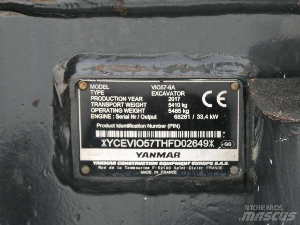 Yanmar Vio 57-6A Miniescavatori