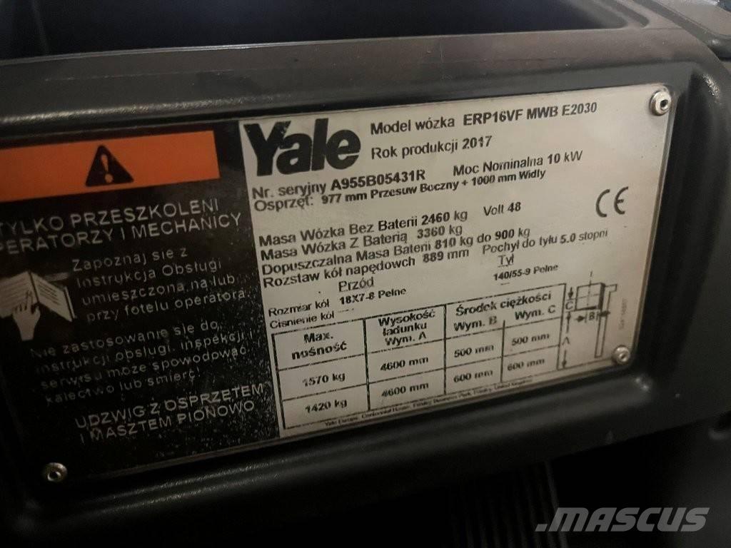 Yale ERP 16 VF Carrelli elevatori elettrici