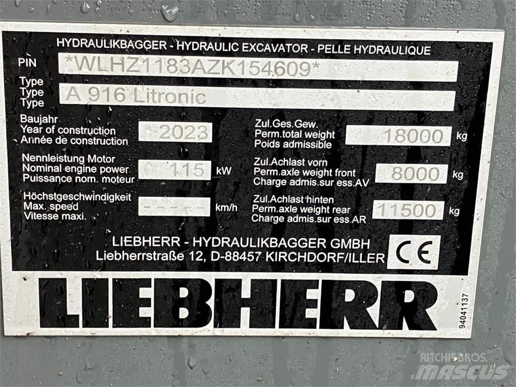 Liebherr A916 Escavatori gommati